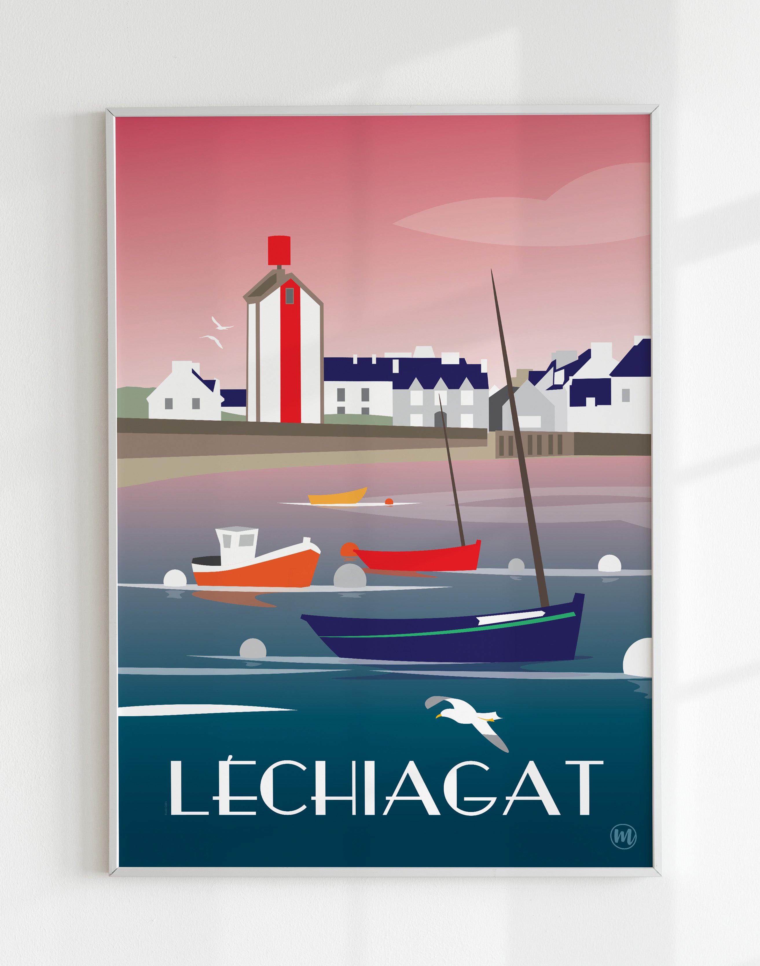 Affiche - Phare de Croas Malo, Lechiagat