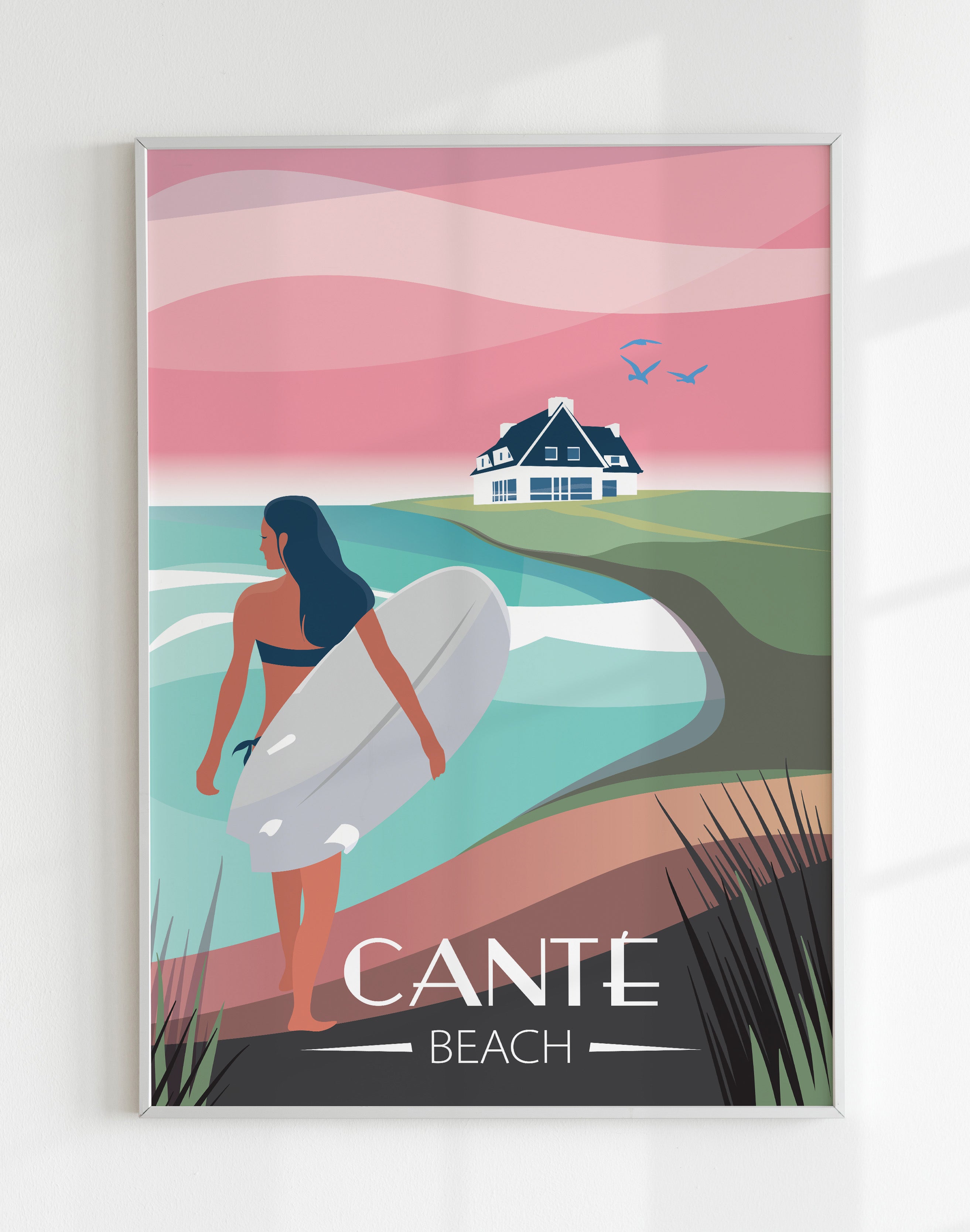 Affiche - Plage de Canté, Plozévet