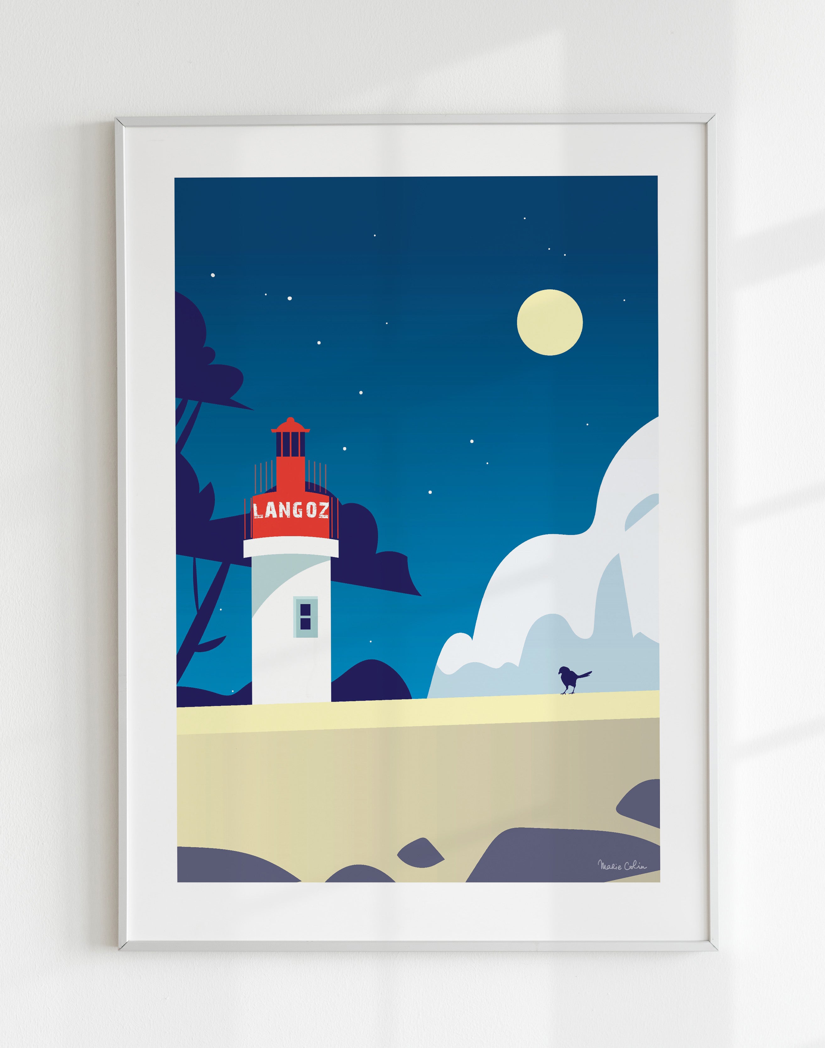 Affiche - Phare de Langoz, Loctudy