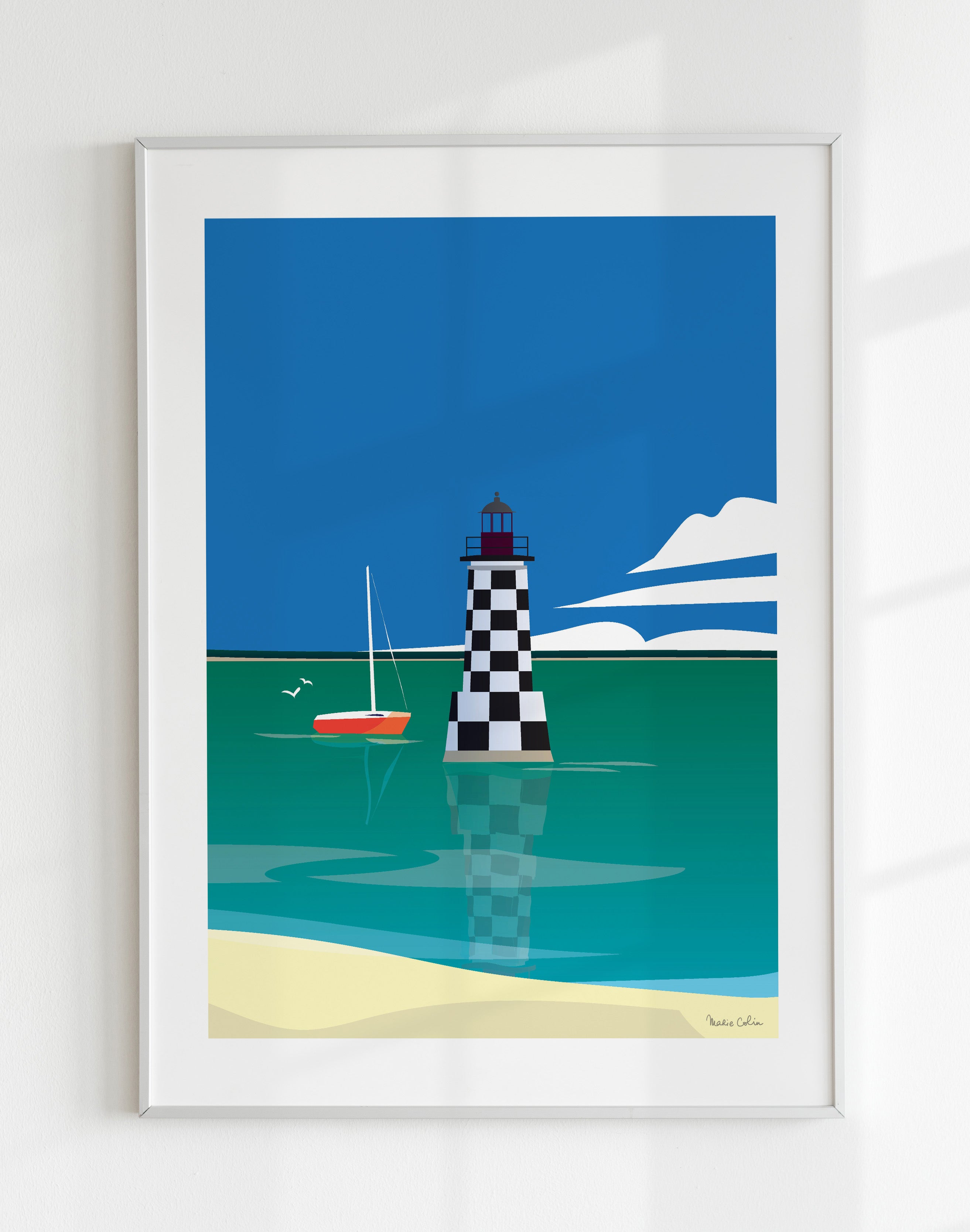 Affiche - Phare de la Perdrix, Loctudy