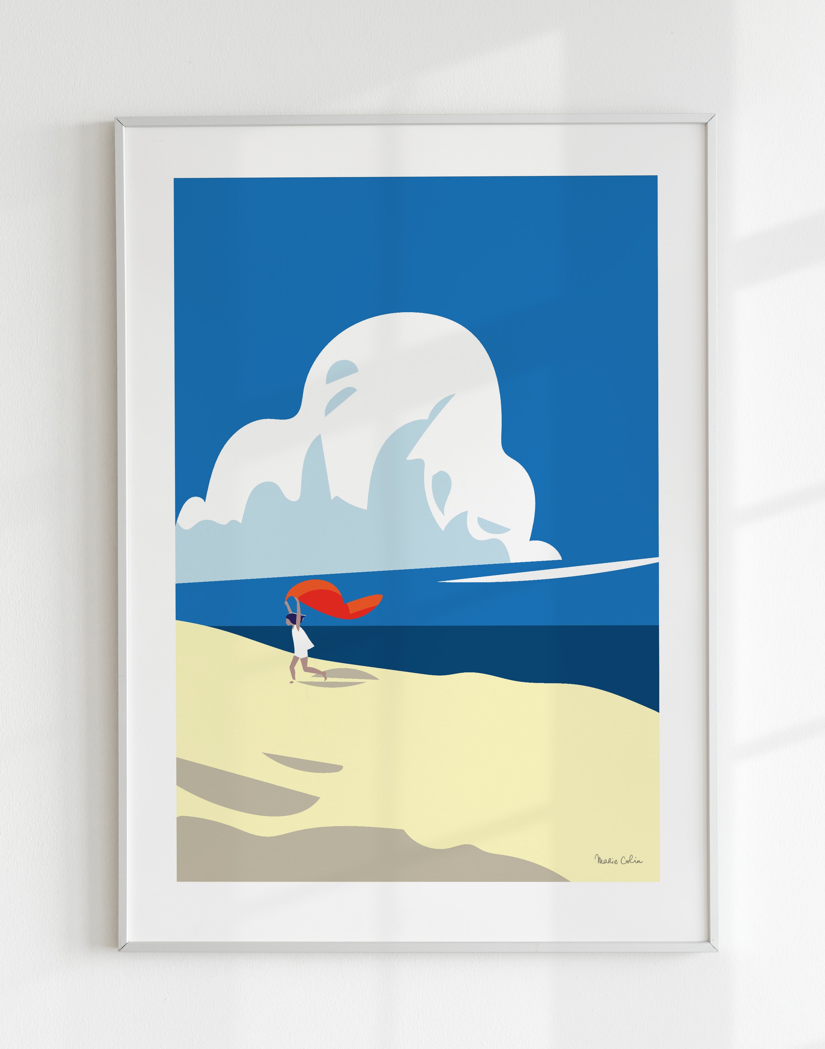 Affiche - Enfant sur la plage