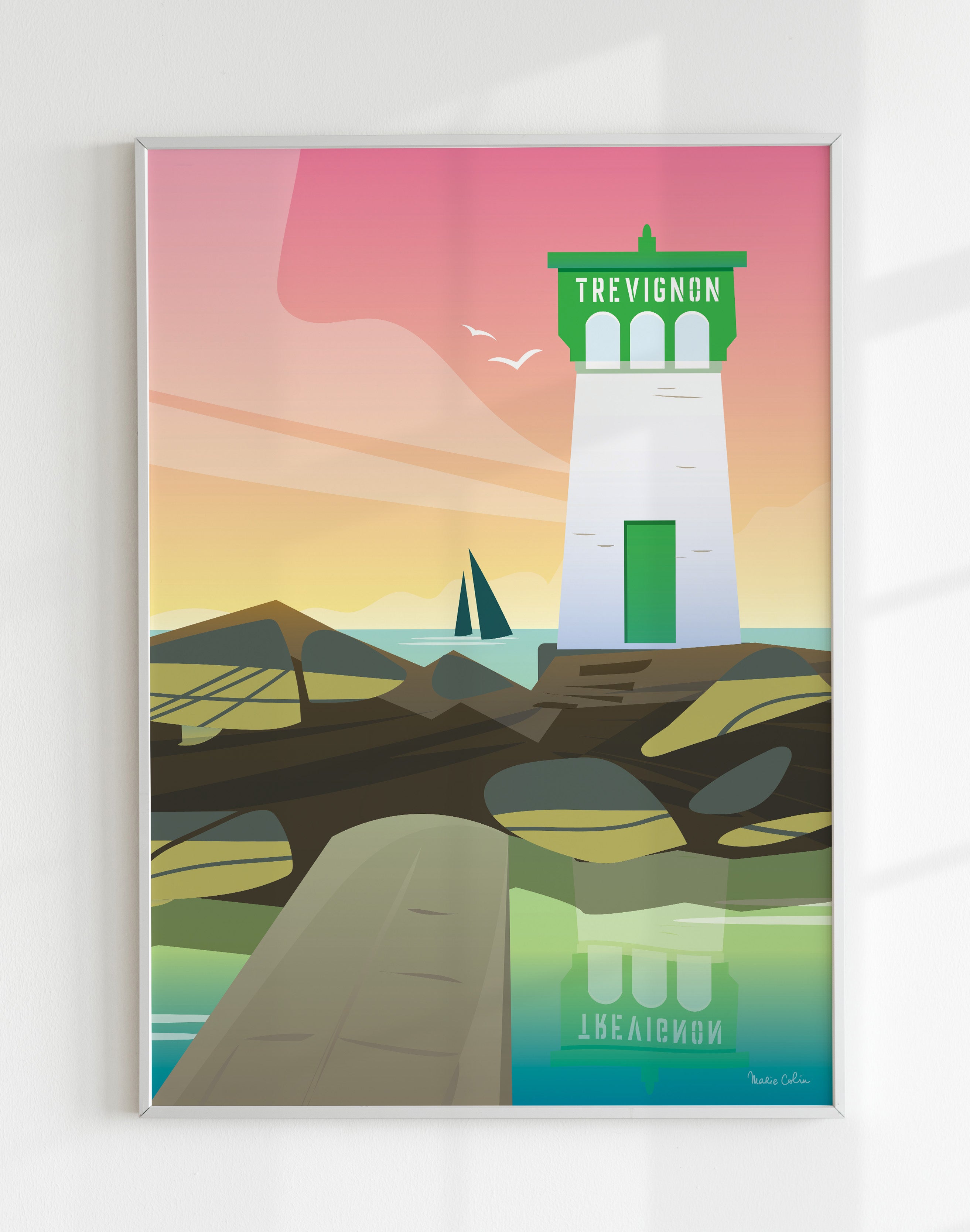 Affiche - Phare de Trévignon, Trégunc