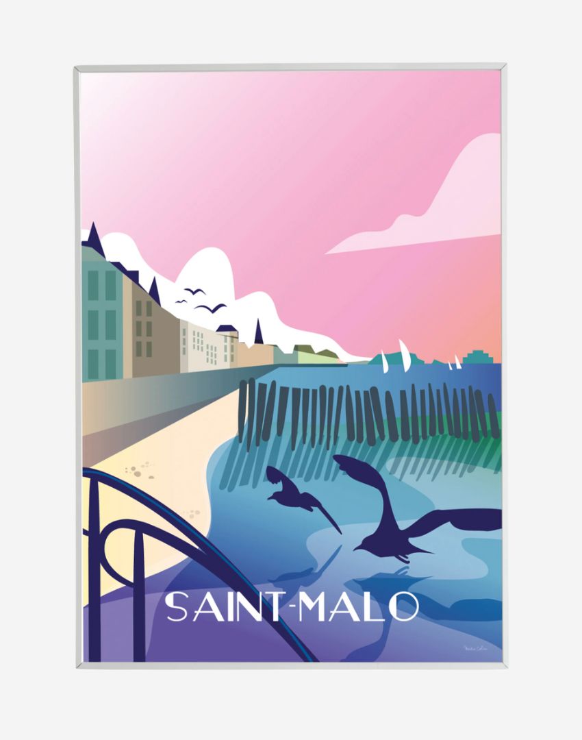 Les brise-lames de Saint-Malo