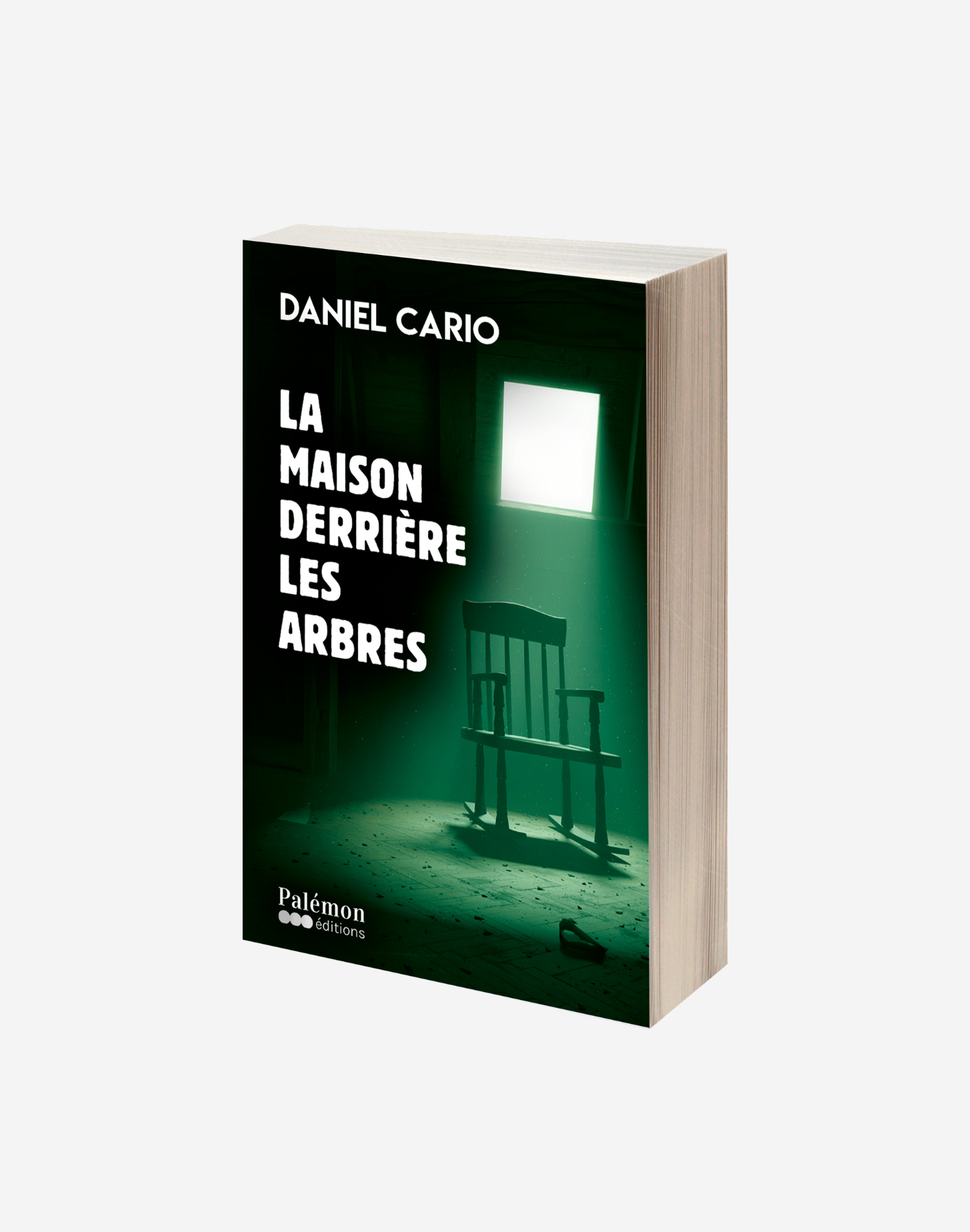 La maison derrière les arbres