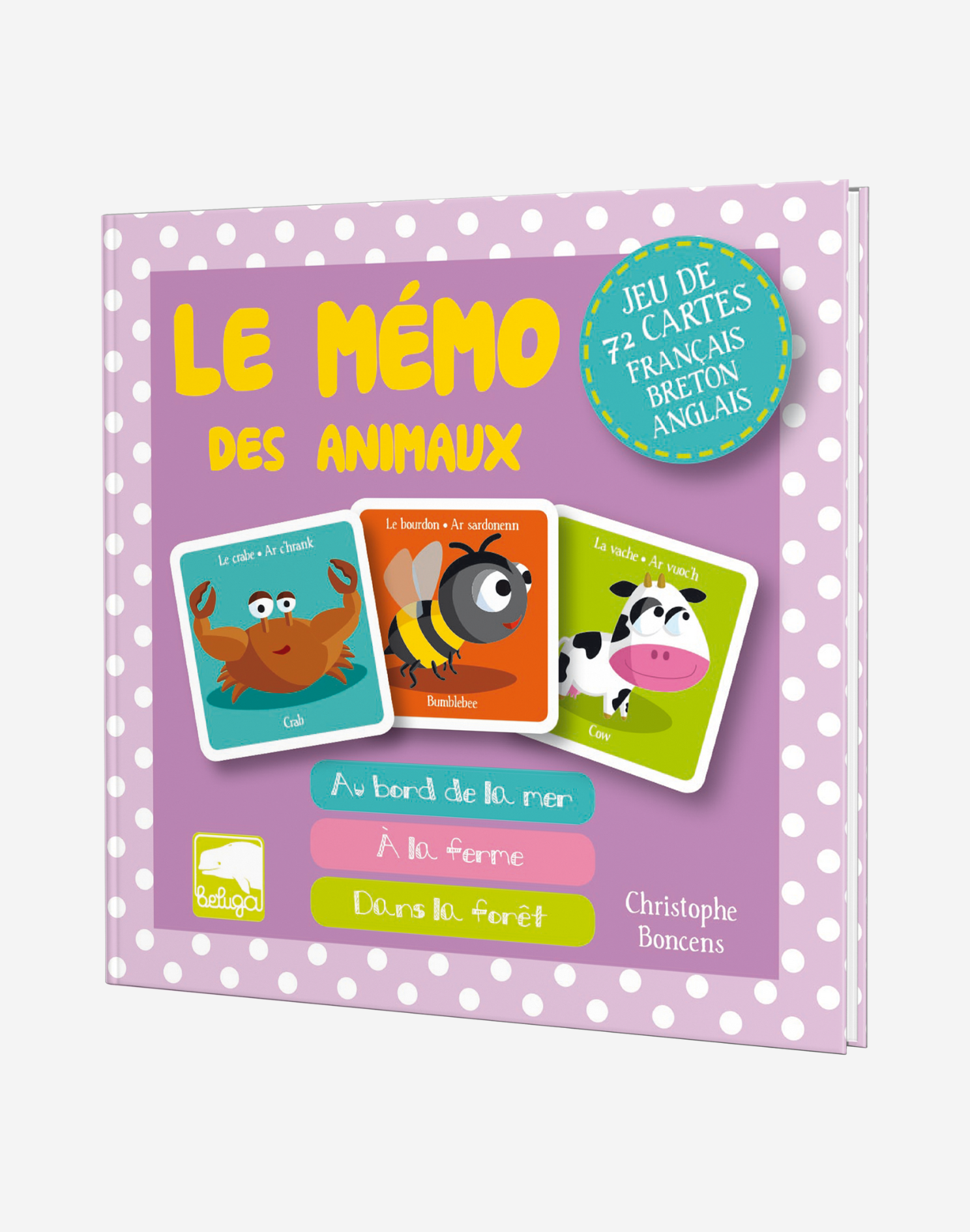 Le mémo des animaux - trilingue français / breton / anglais