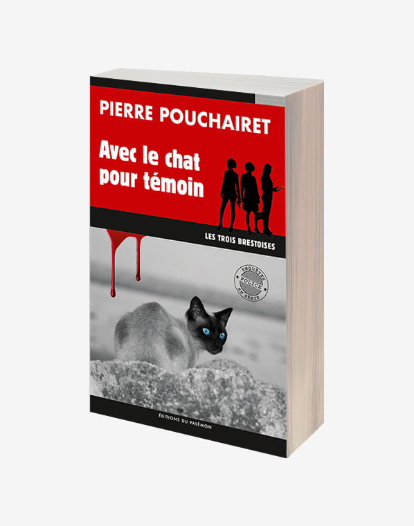 Couverture Avec le chat pour témoin